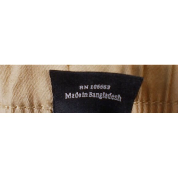 WT 02 Jogger Pants Men's Size S Tan Slash Pocket Elastic Waist Drawstring - Picture 9 of 12